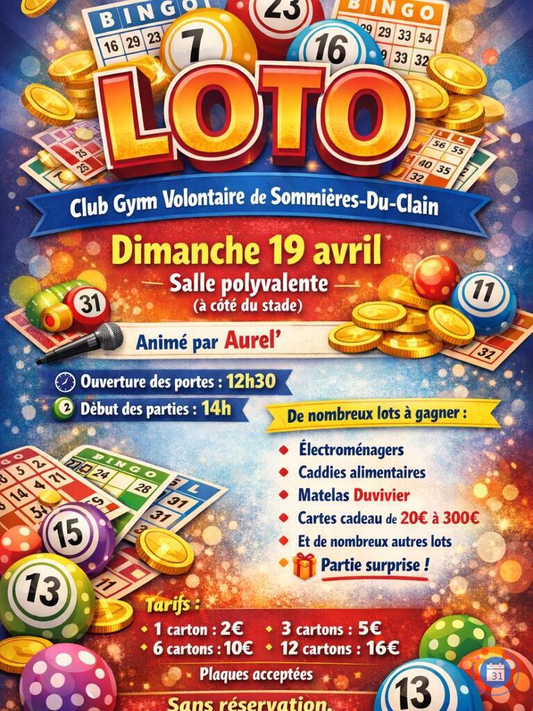 Image Loto du Club Gym Volontaire (photo 1)