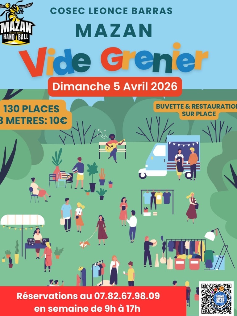 Image Vide grenier du Handball Club Mazan (photo 1)