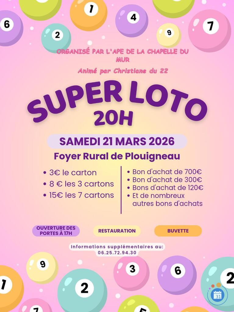 Image Super Loto animé par Christiane du 22 (photo 1)