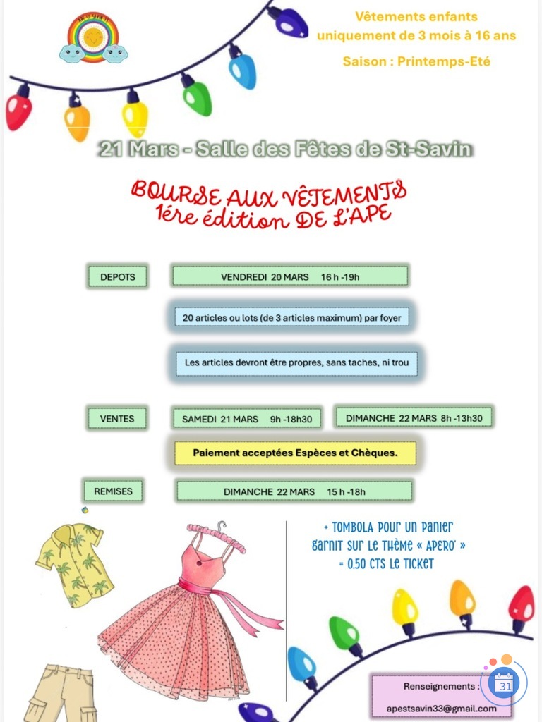 Image Bourse aux vêtements (photo 1)