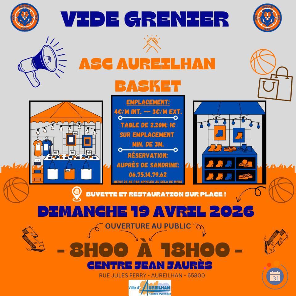 Image Vide Grenier Asc Aureilhan Basket (photo 1)