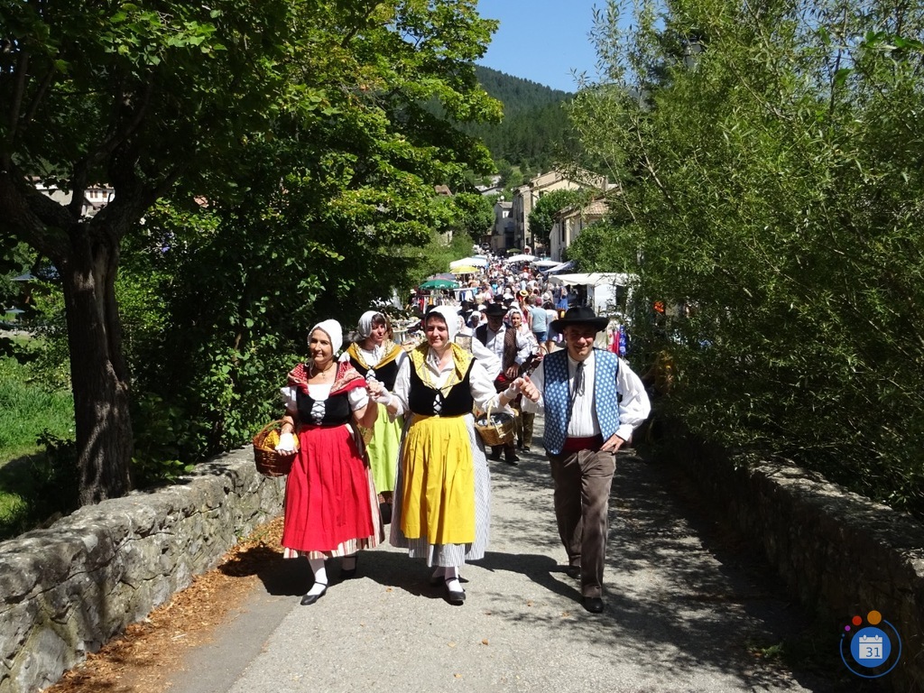 Image Vide Greniers de la Fête de la lavande de Barrême (photo 1)