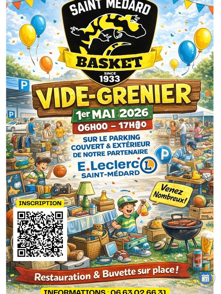 Image VIDE-GRENIER : Saint Médard Basket (photo 1)