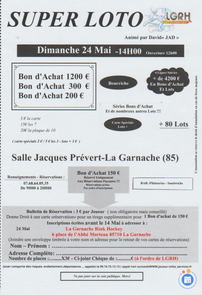 Image SUPER LOTO animé par David jad (photo 1)