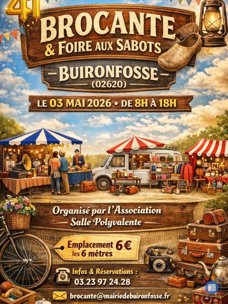 Image brocante foire aux sabots (photo 1)