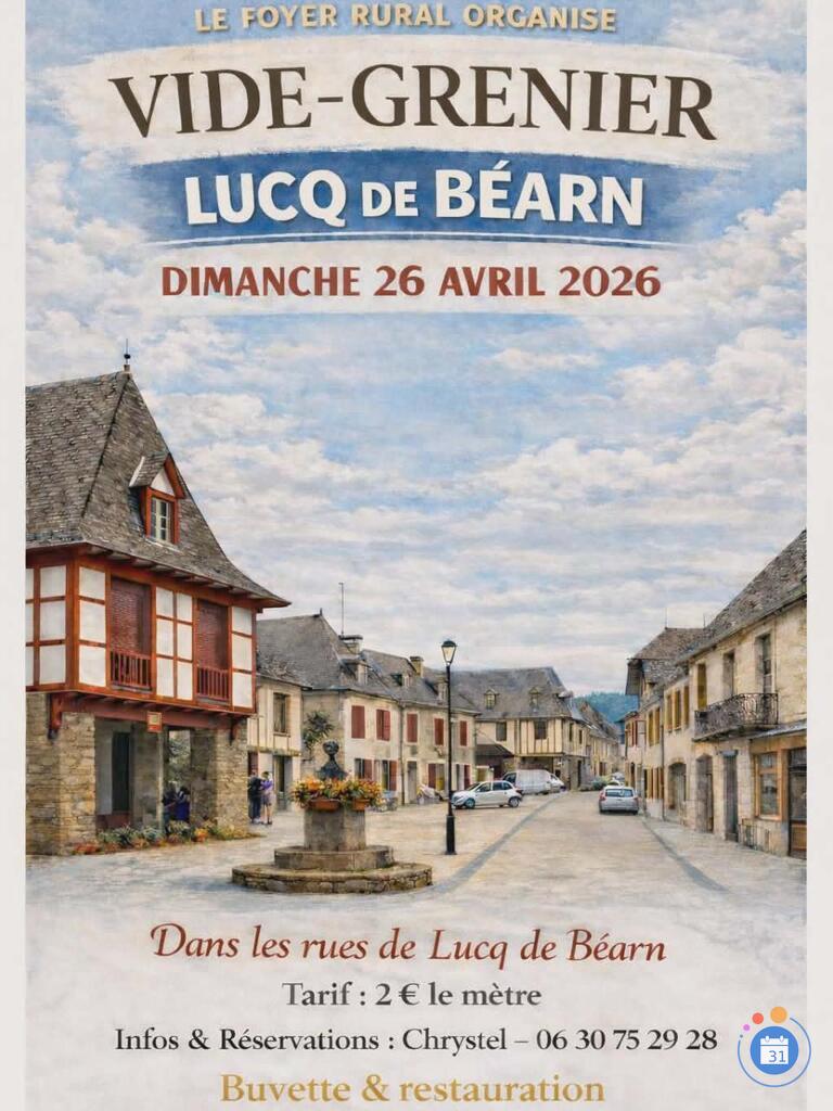 Image Vide Grenier Lucq de Béarn (photo 1)