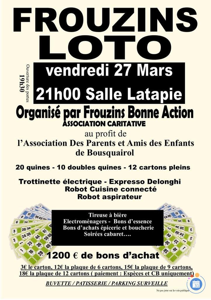 Image Loto caritatif à Frouzins - Salle Latapie (photo 1)