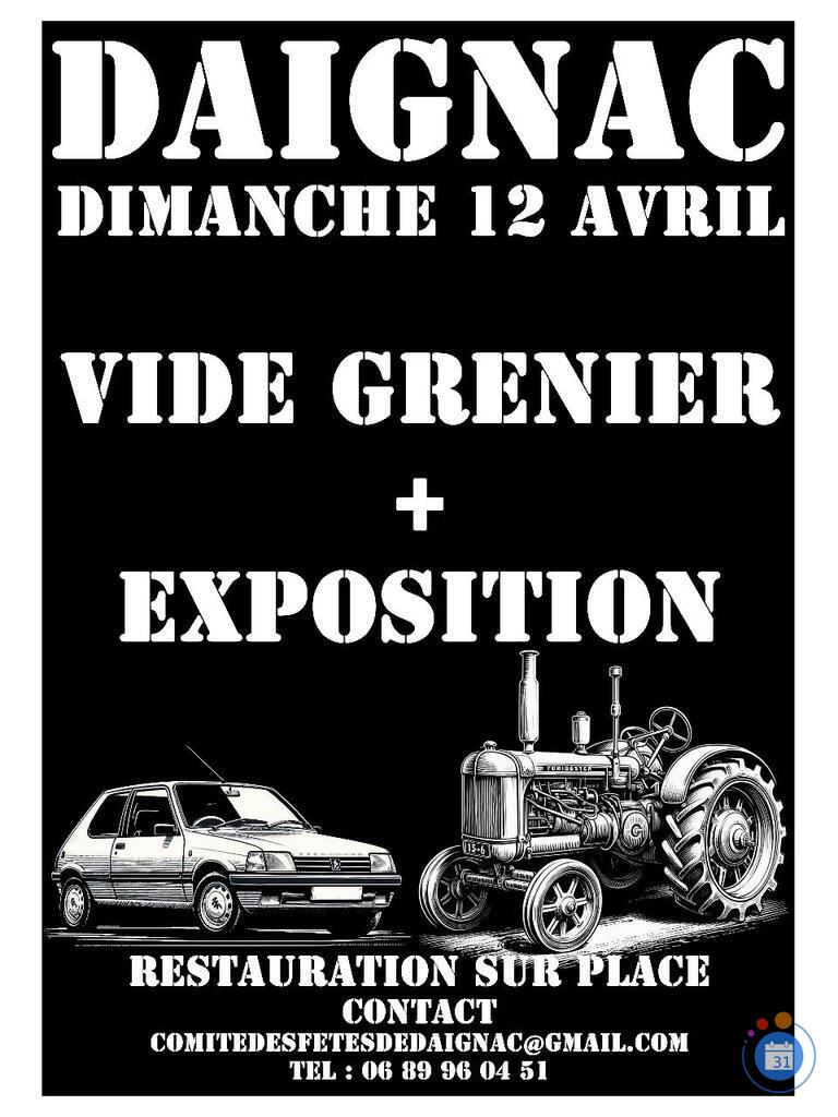 Image Vide grenier et exposition de vieux véhicules. (photo 1)