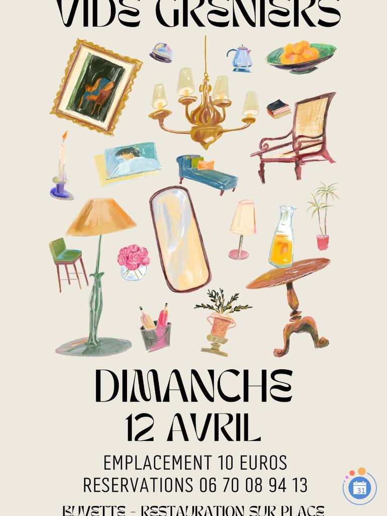 Image Vide Greniers - organisé par le Comité des Fêtes de Rustrel (photo 1)