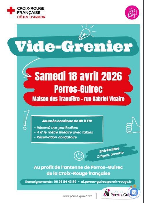 Image Vide-Greniers de la Croix-Rouge -Antenne de Perros-Guirec (photo 1)