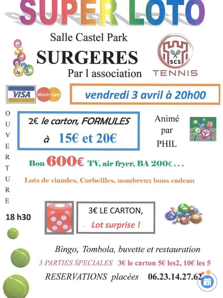 Image Super loto scs tennis surgeres (photo 1)
