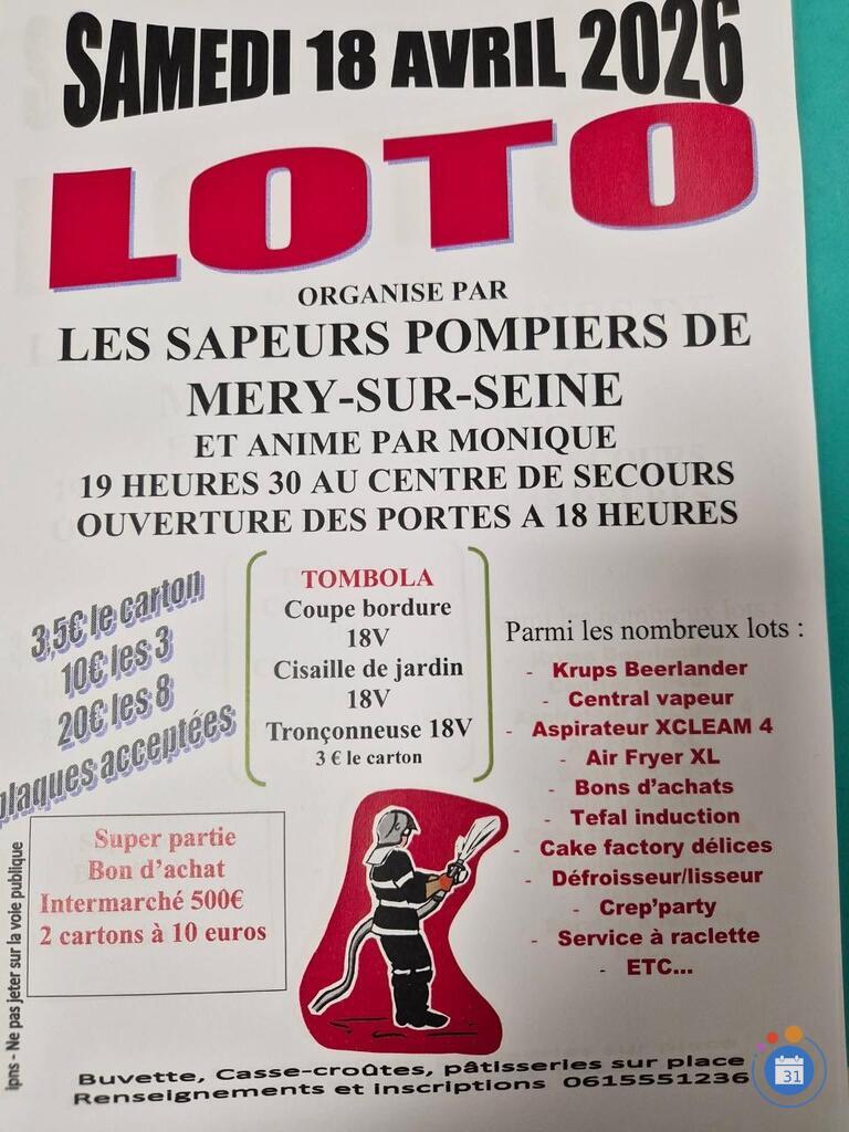 Image Loto des sapeurs pompiers (photo 1)