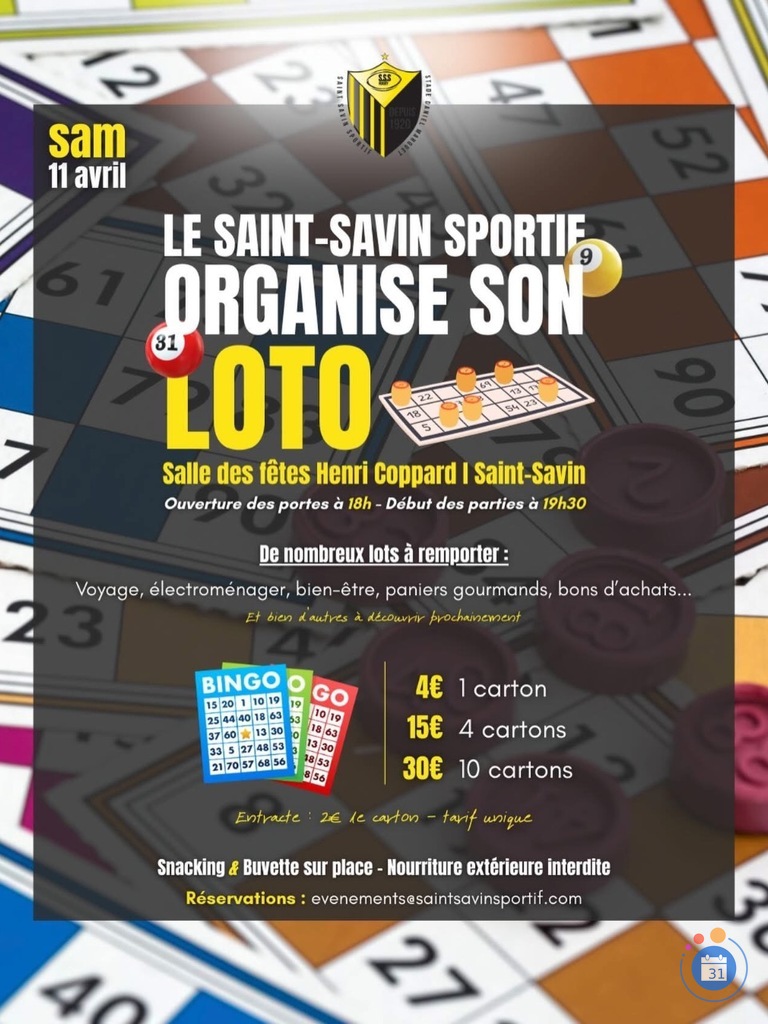 Image Loto du saint-savin sportif (photo 1)