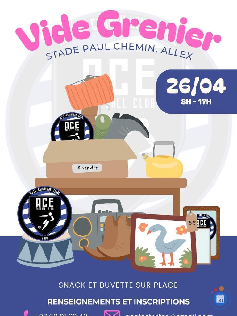 Image Vide Grenier de l'ACE FOOTBALL CLUB (photo 1)