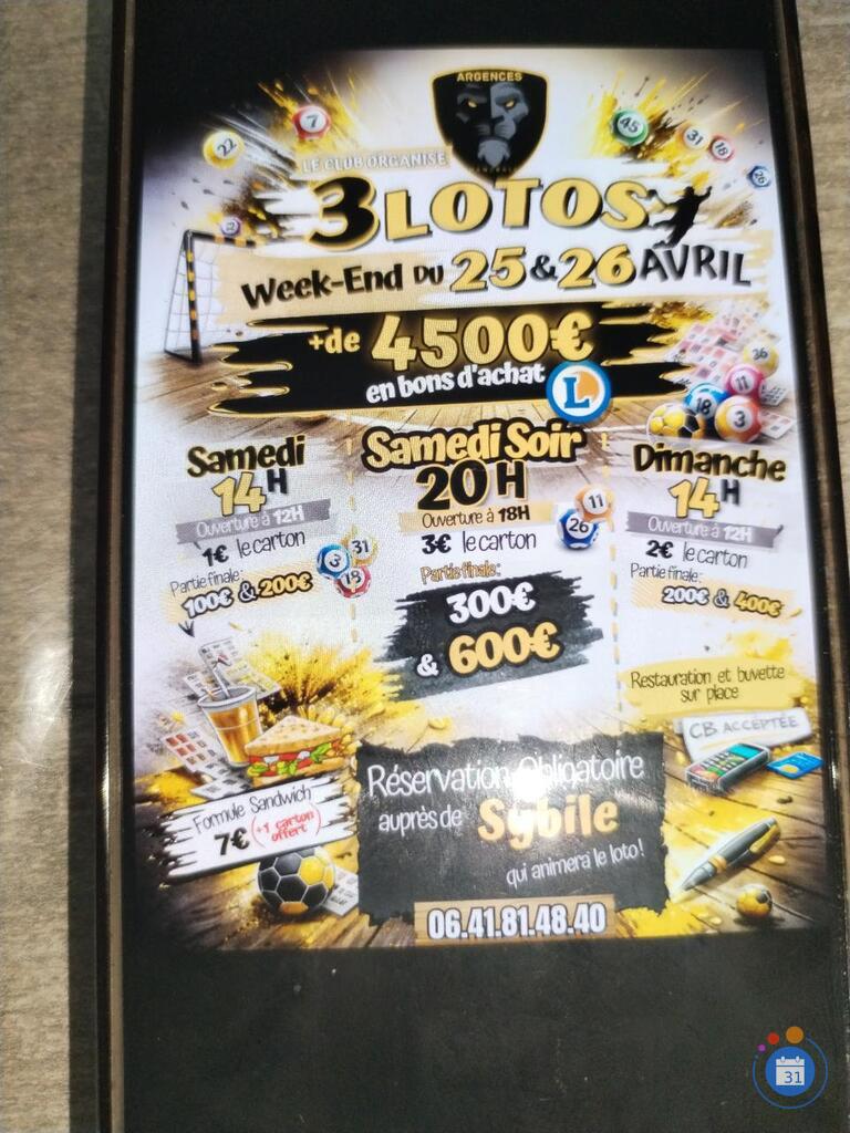 Image Loto du Hand (photo 1)