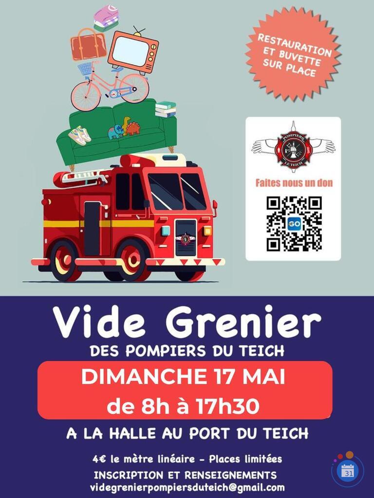 Image vide grenier des pompiers du teich (photo 1)
