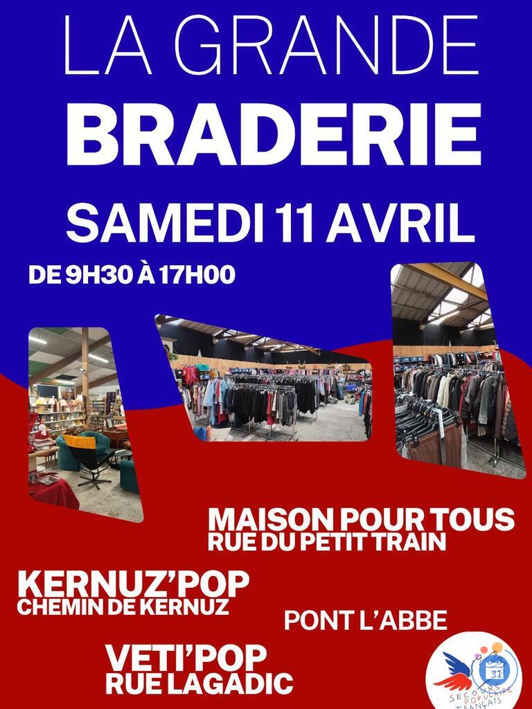 Image La grande braderie du comite du spf de pont l'abbe (photo 1)