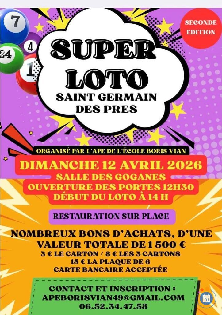 Image Super Loto de l'APE Boris Vian (photo 1)