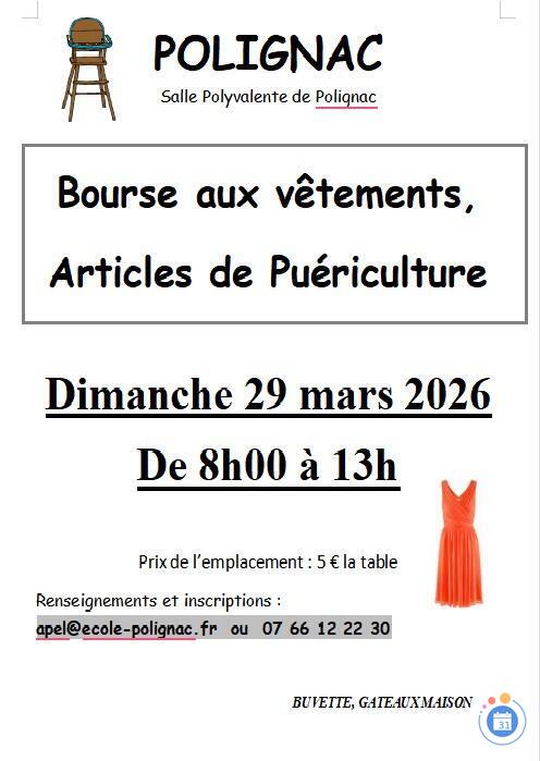 Image Bourse vetements et puericulture polignac (photo 1)