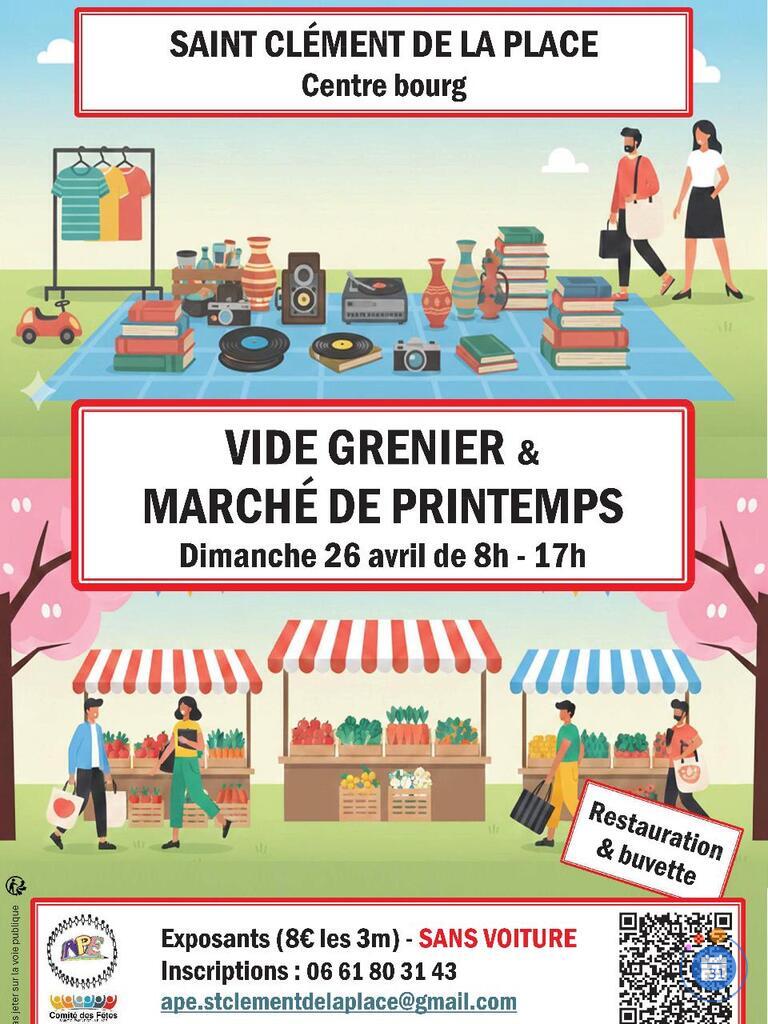 Image Vide grenier et marché de printemps (photo 1)