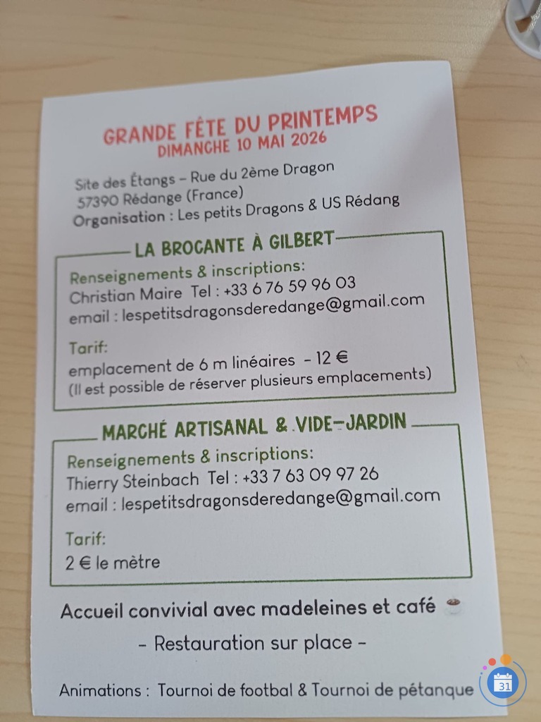 Image Brocante de Printemps (photo 1)