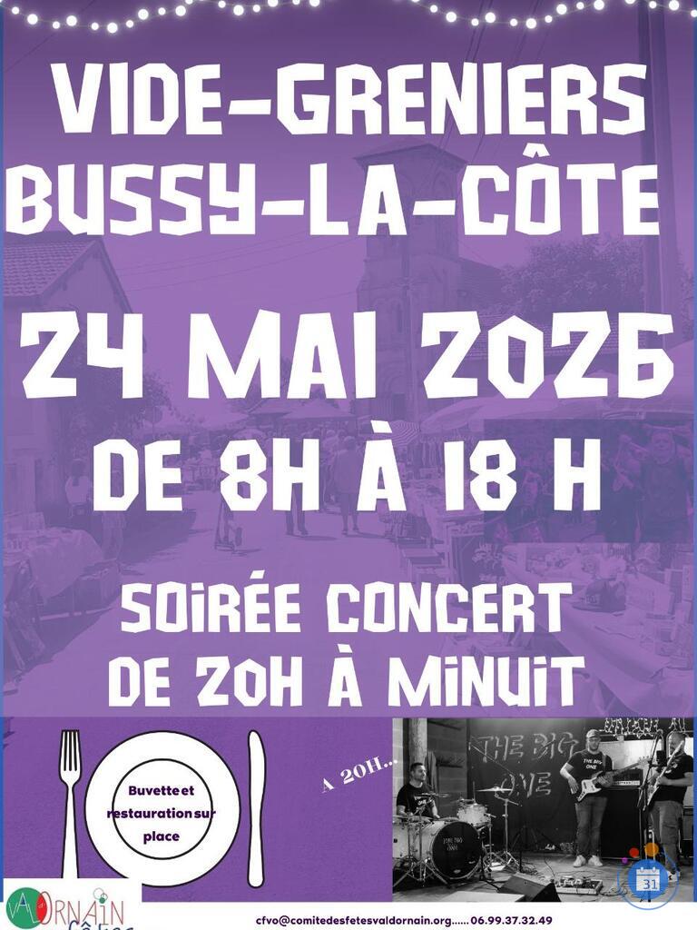 Image Vide-greniers BUSSY LA CÔTE (photo 1)