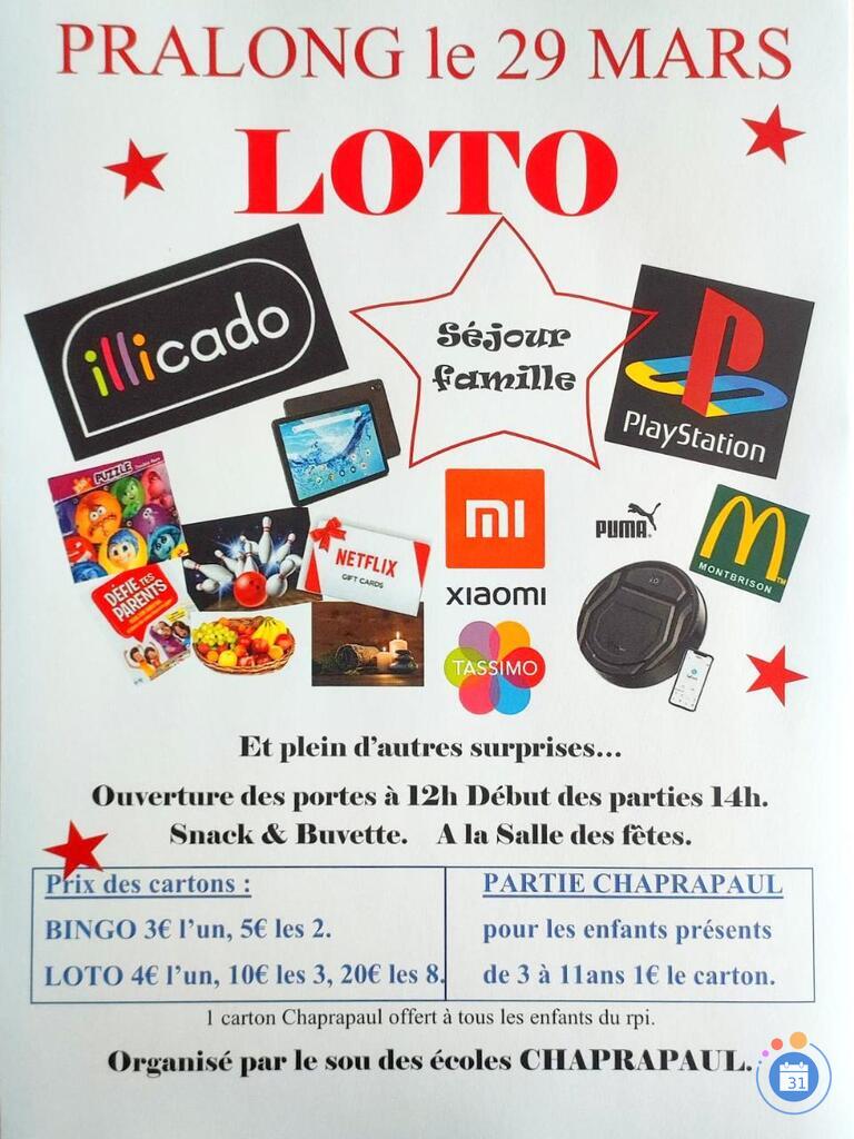 Image Loto chaprapaul pralong (photo 1)