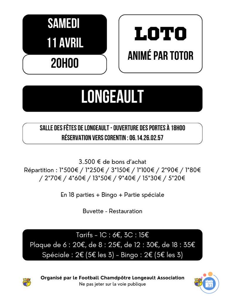 Image Loto Longeault - Animé par Totor (photo 1)