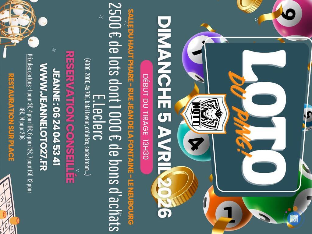 Image Loto organise tennis table anime jeanne (photo 1)