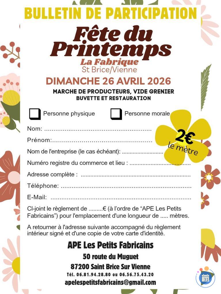 Image Vide grenier et marché de printemps (photo 1)