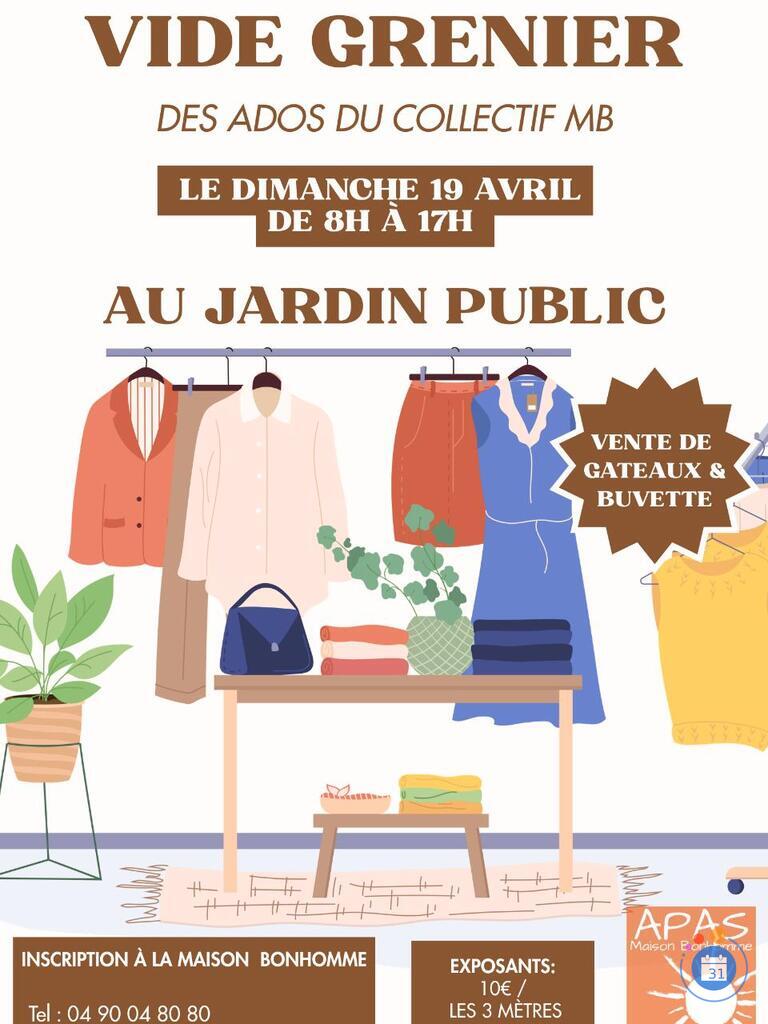 Image Vide grenier du collectif MB (Centre social maison bonhomme) (photo 1)