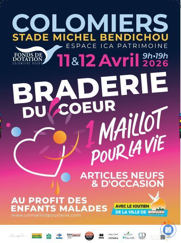 Image Grande braderie du coeur - 11 et 12 avril 2026 (photo 1)