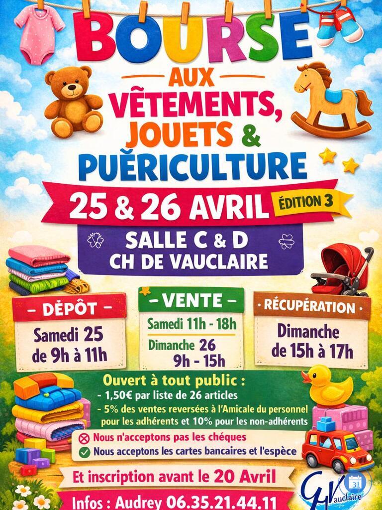 Image Bourse aux vêtements, jouets et puériculture (photo 1)