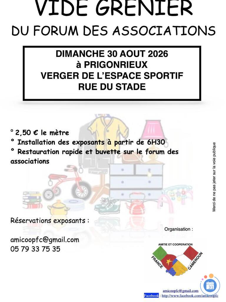 Image Vide grenier du forum des associations (photo 1)