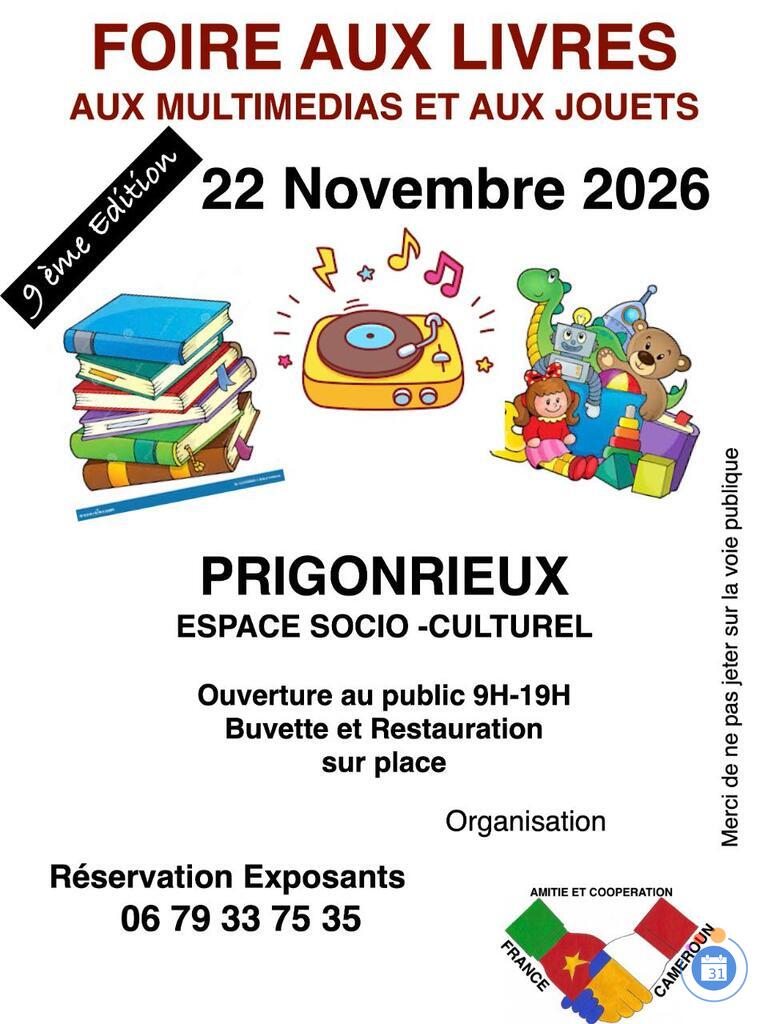 Image Foire aux livres, multimedias et jouets (photo 1)