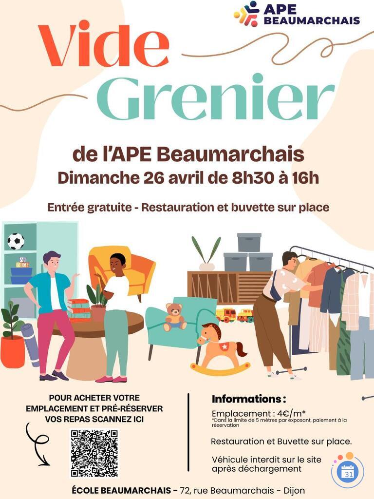 Image Vide grenier de L'APE Beaumarchais - Edition 2026 (photo 1)