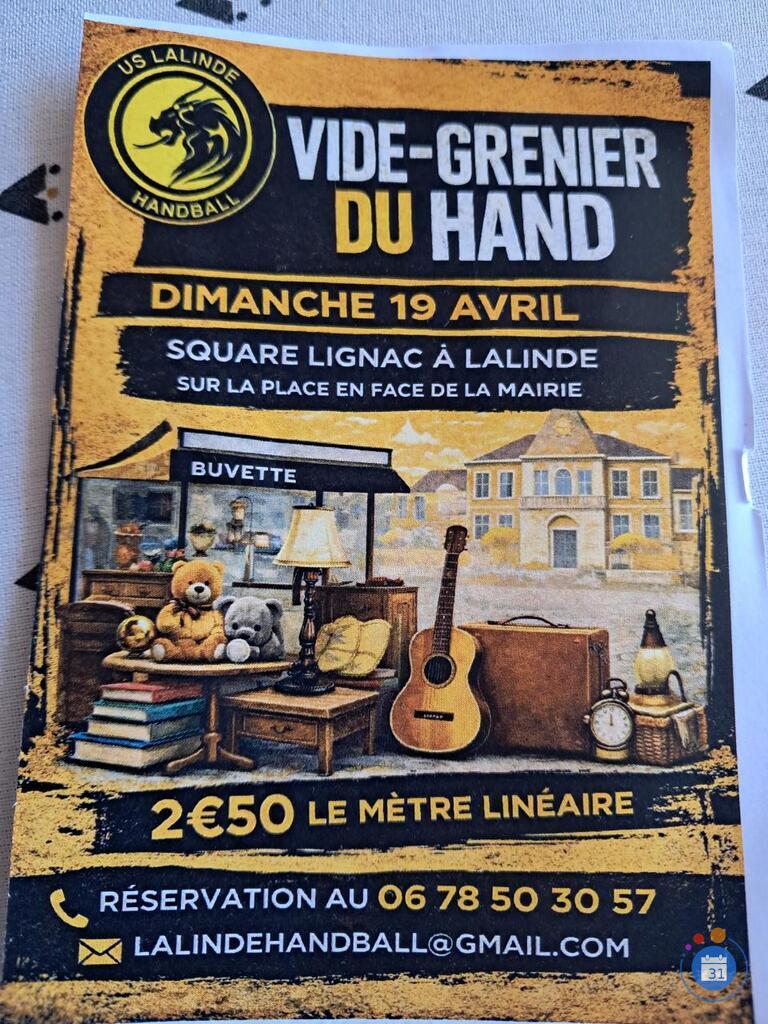 Image Vide grenier de l'US Lalinde Handball (photo 1)