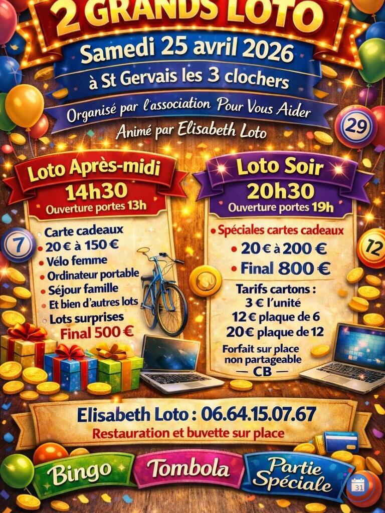Image 2 Super LOTO asso Pour Vous Aider animé Elisabeth Loto (photo 1)