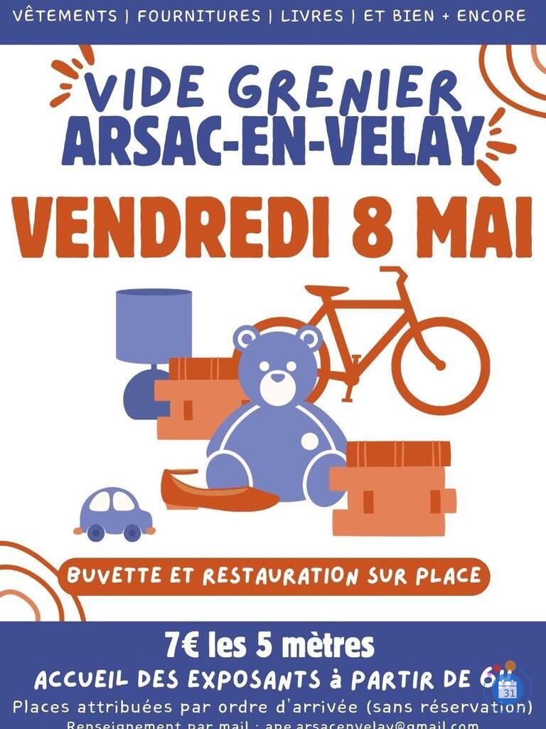Image Vide Grenier - Arsac en Velay - 8 Mai (photo 1)