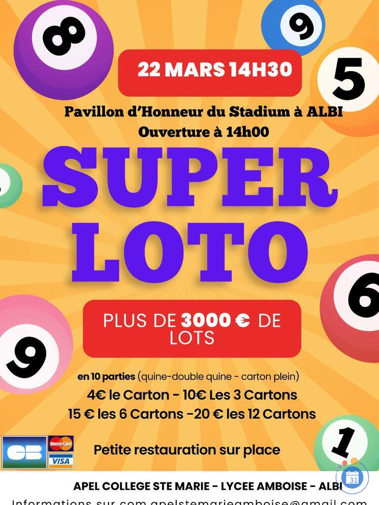 Image Loto APEL Collège Ste Marie Lycée Amboise (photo 1)