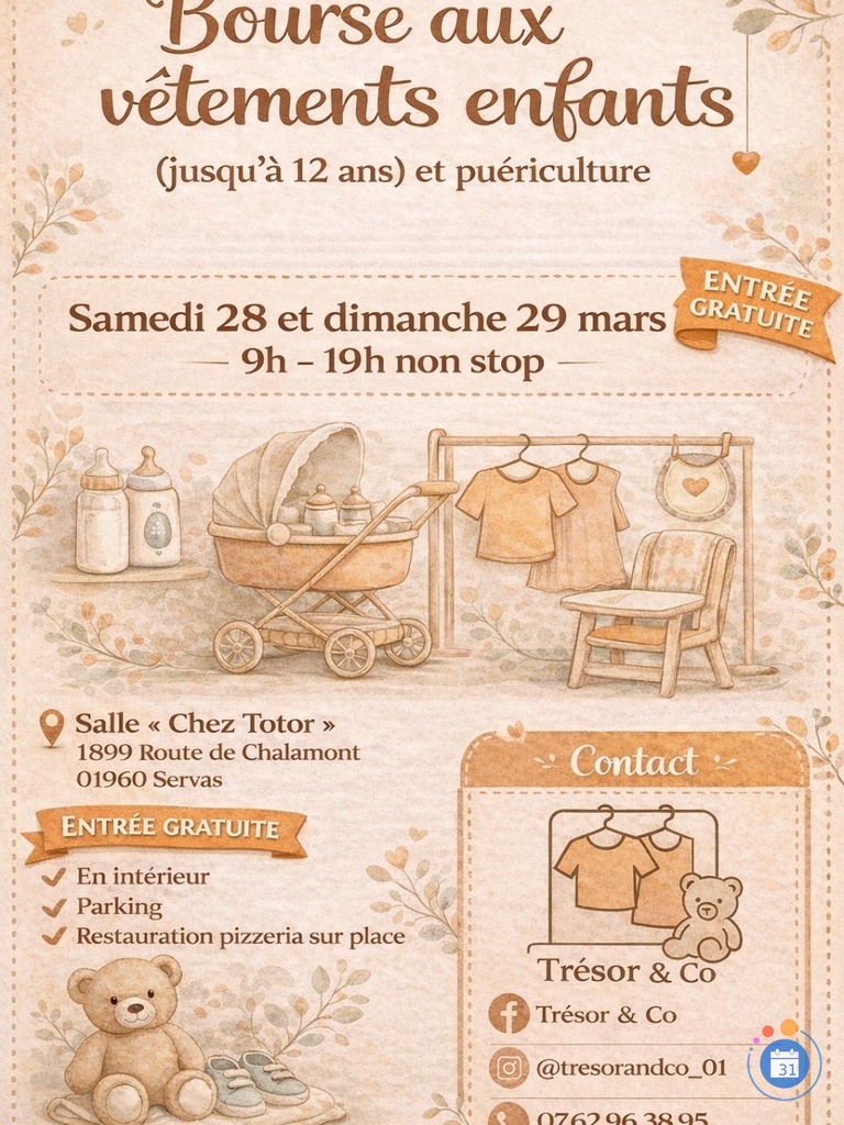 Image Bourse aux vêtements enfants et puériculture (photo 1)