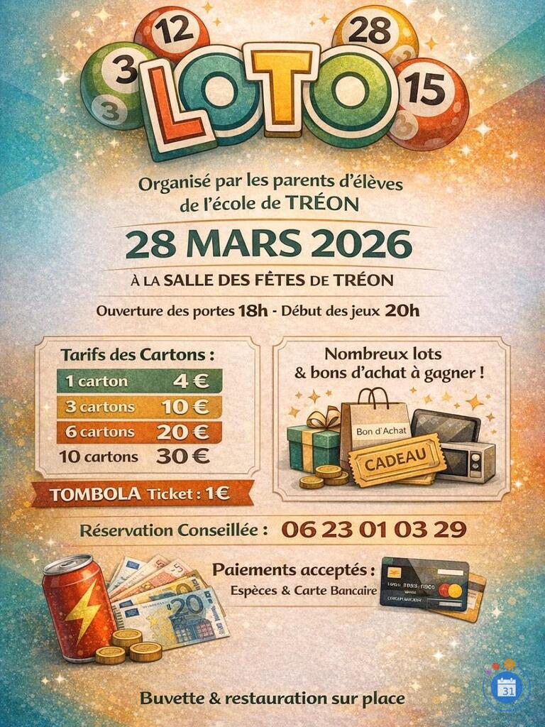Image Loto de l'école de Tréon (photo 1)