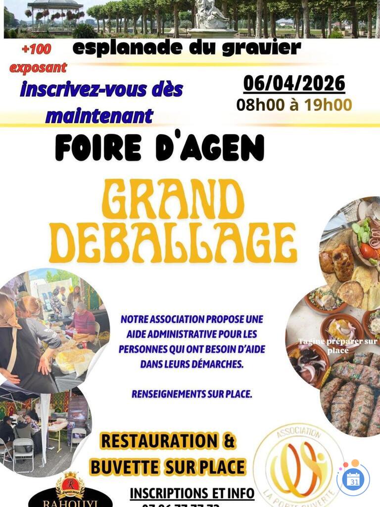 Image Vide grenier debbalage vetement vissel (photo 1)