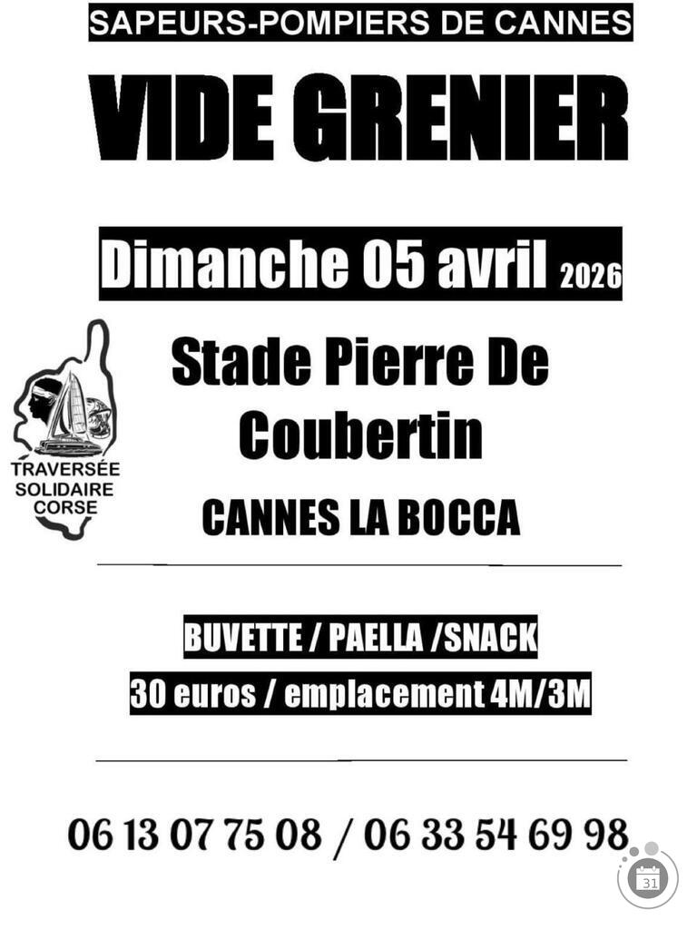 Image Vide grenier des Pompiers de Cannes (photo 1)