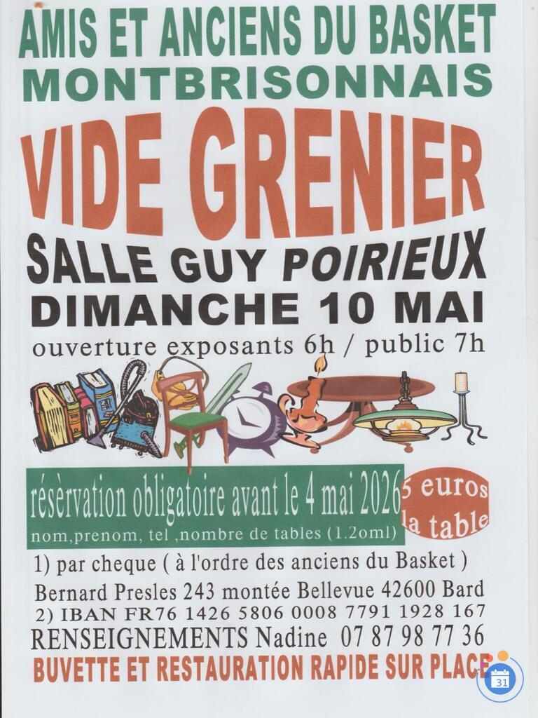 Image Vide-grenier des amis et anciens du basket (photo 1)