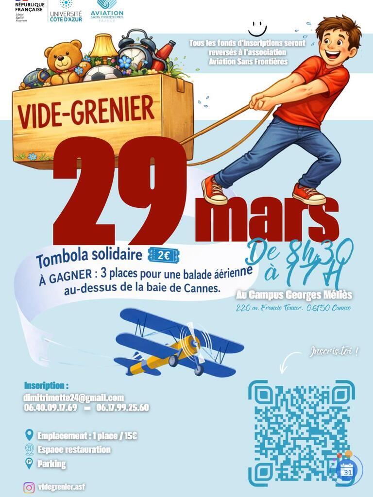 Image Vide grenier caritatif au profit de aviation sans frontières (photo 1)