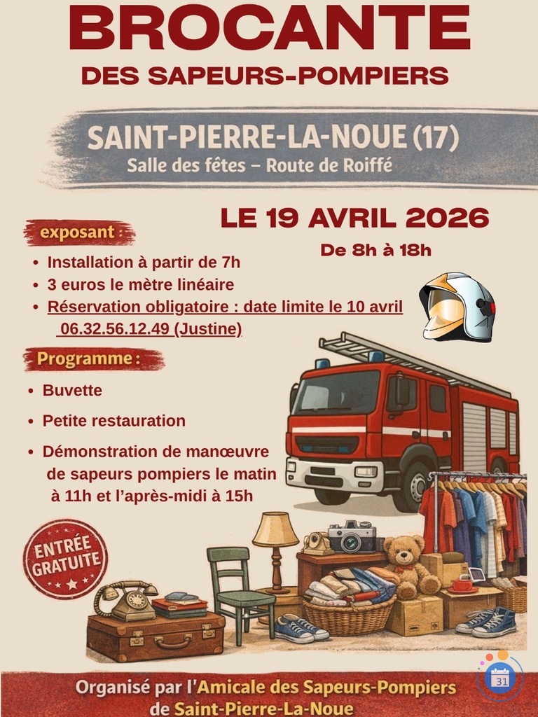 Image Brocante des sapeurs pompiers de St Pierre La Noue (photo 1)