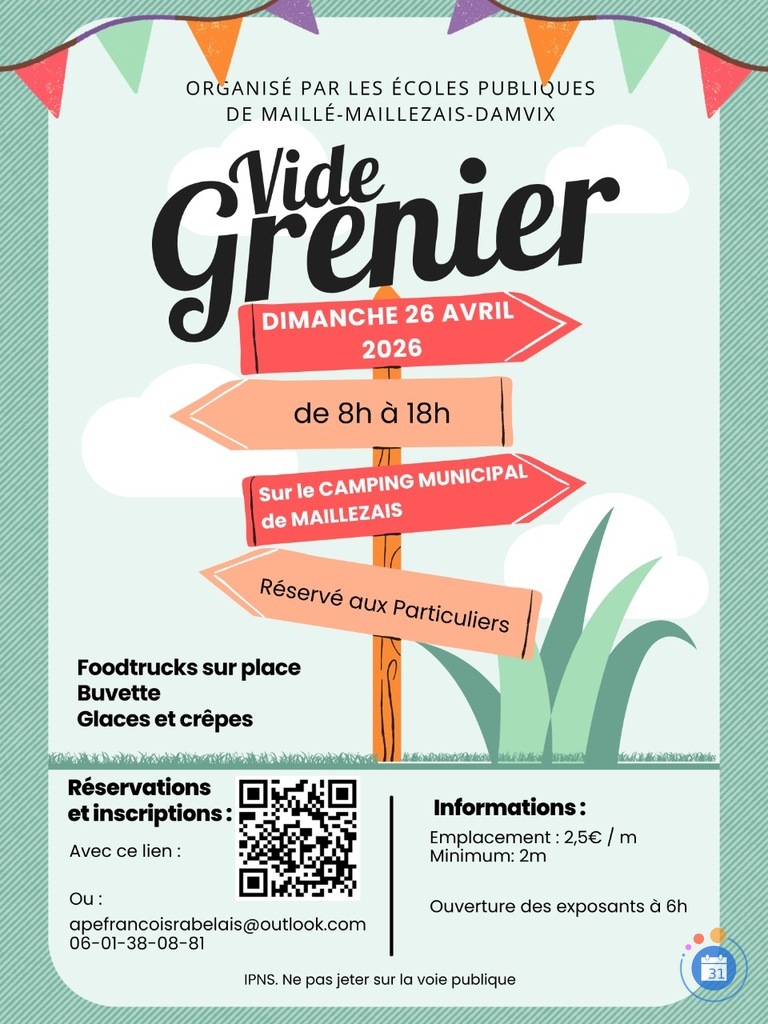 Image Vide-grenier des école publiques Maillezais-Maillé-Damvix (photo 1)