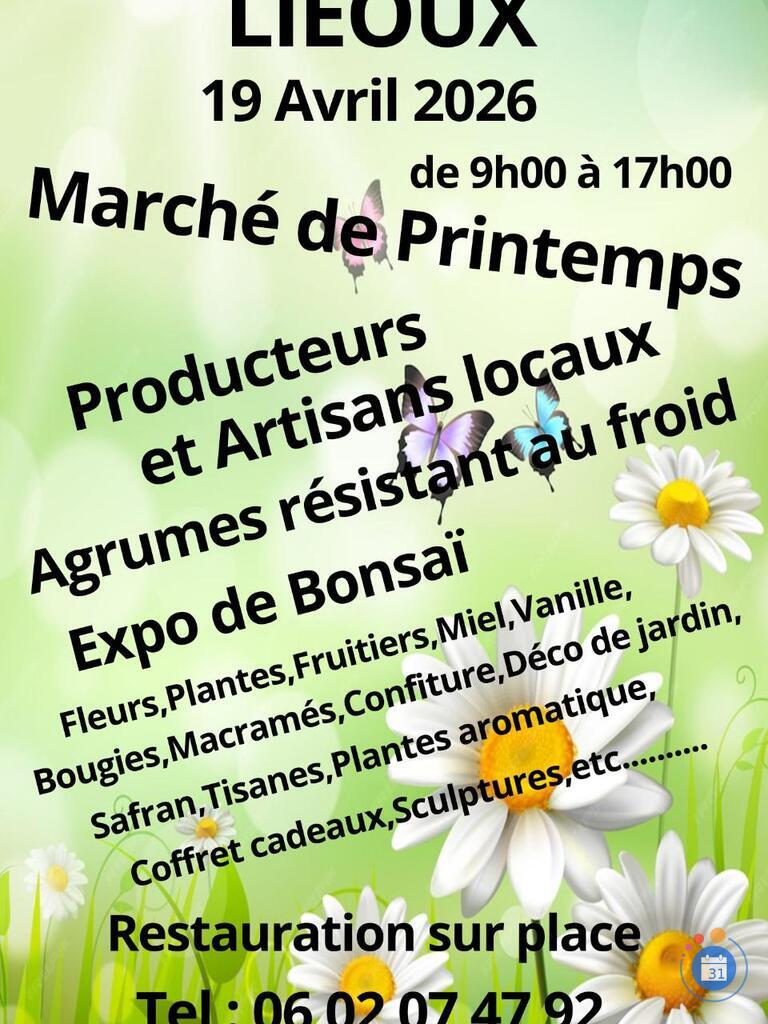 Image Marché de Printemps aux plantes (photo 1)