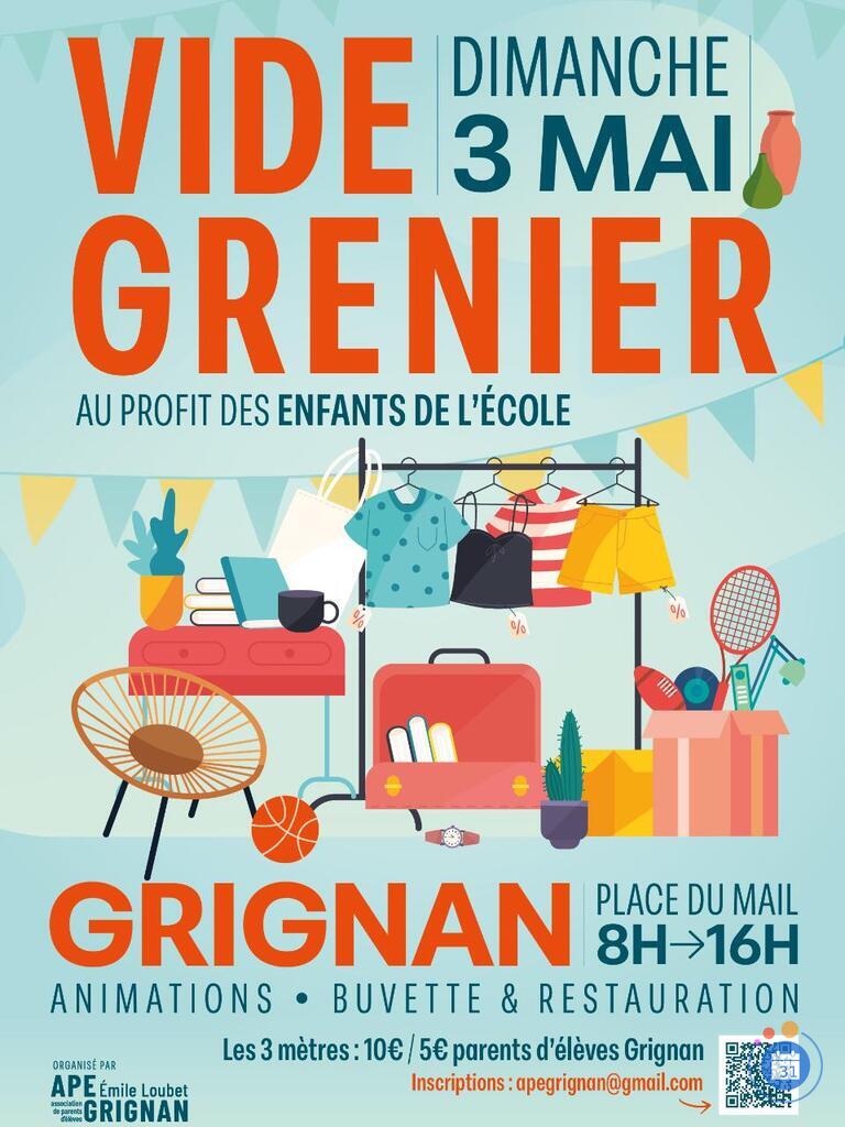 Image Vide grenier de l'APE Grignan (photo 1)